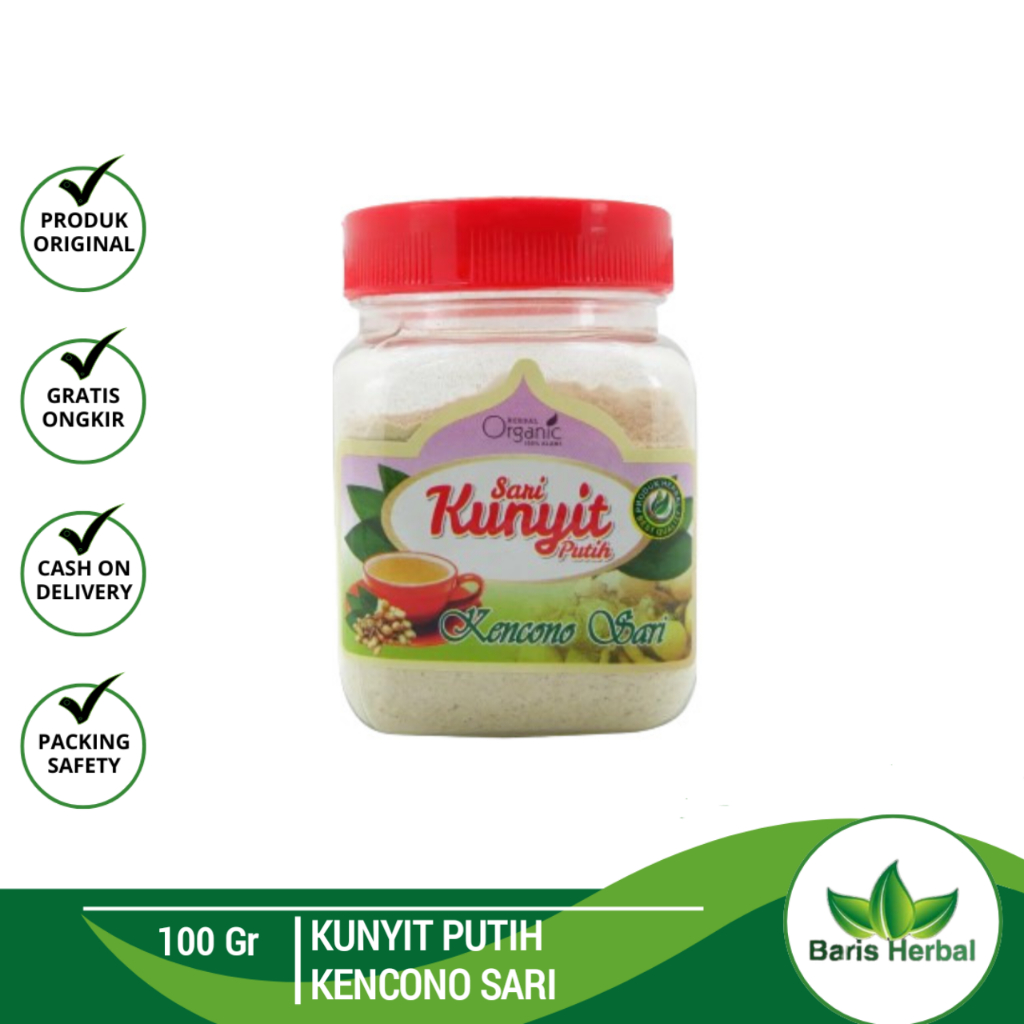 

Serbuk Kunyit Putih Kencono Sari 100gr Original