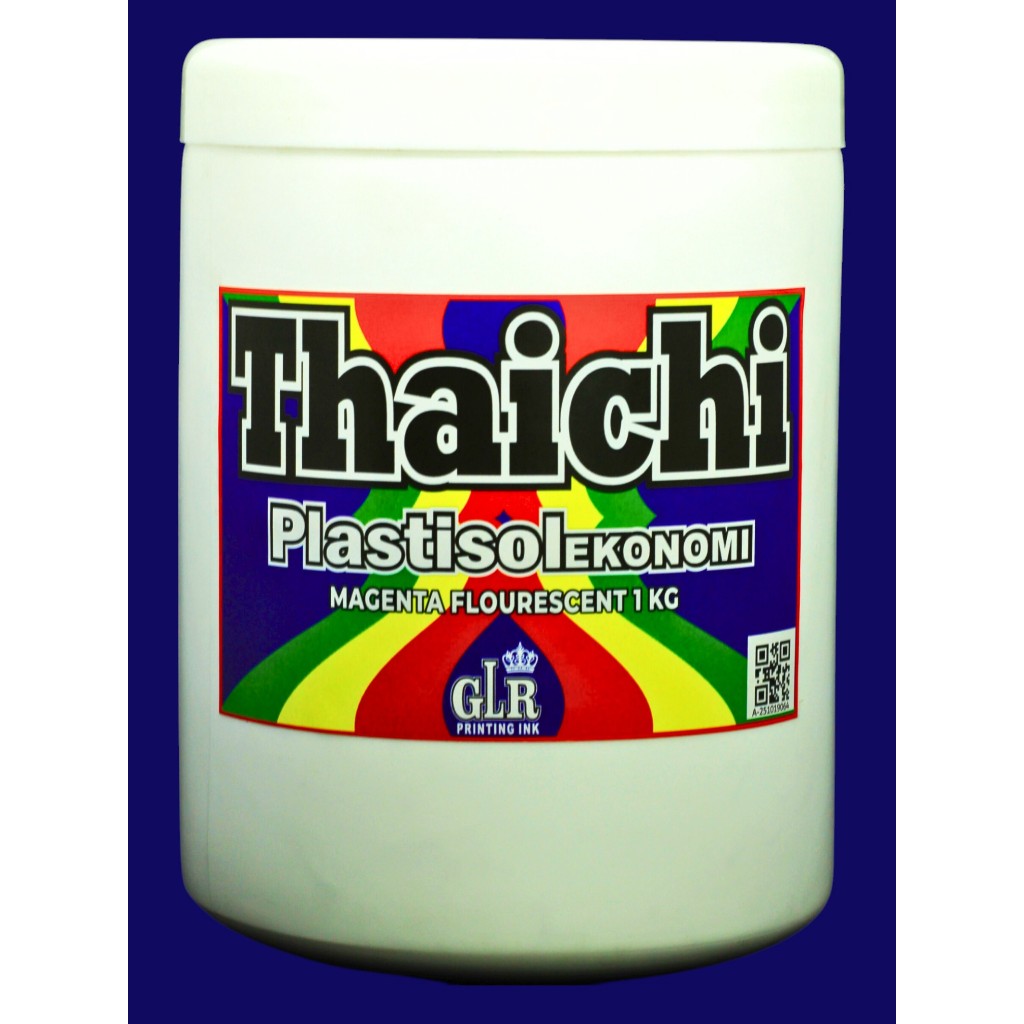 Tinta Cat Sablon Plastisol Thaichi Ekonomi Plastisol Magenta Flo/ Magenta Stabilo/ Flo Magenta
