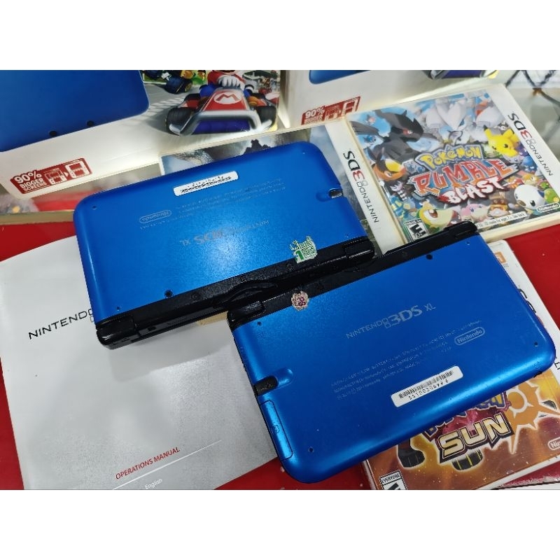 2 pcs Nintendo 3DS XL Fullset original