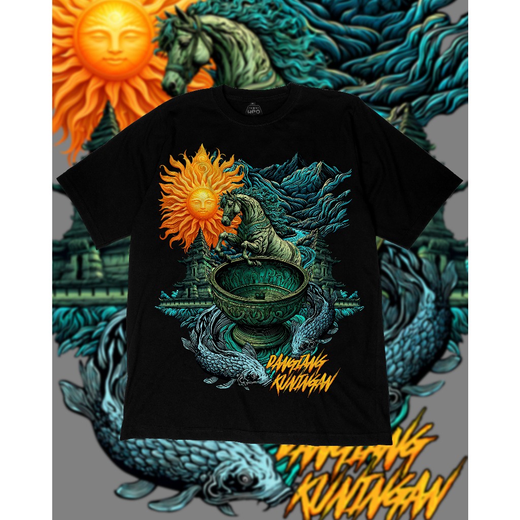 Tshirt Dangiang Kuningan Cotton Combed 30s 24s Kaos Kuningan Jawa Barat Katun 100% Premium Distro