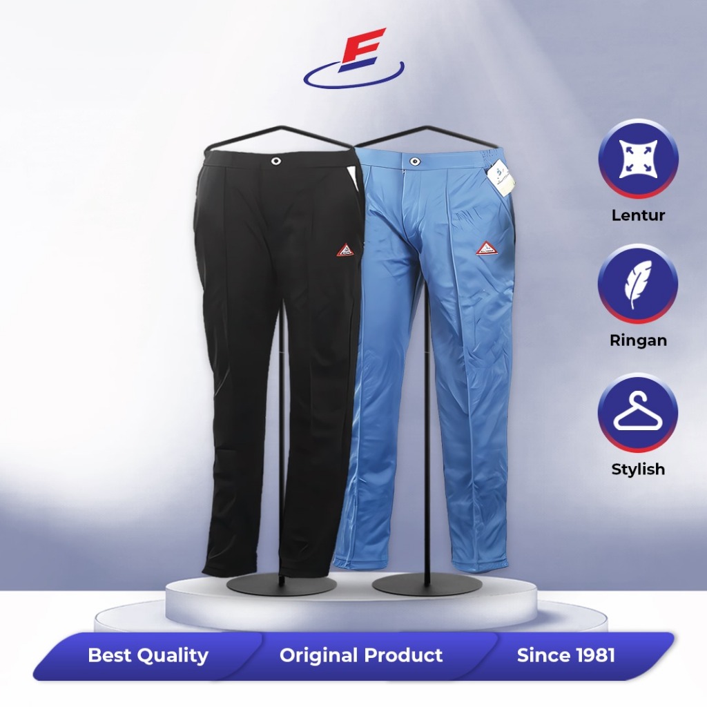 Celana Sport Elvana - Celana Training Panjang Jumbo | Celana Joging Olahraga Katun Lotto