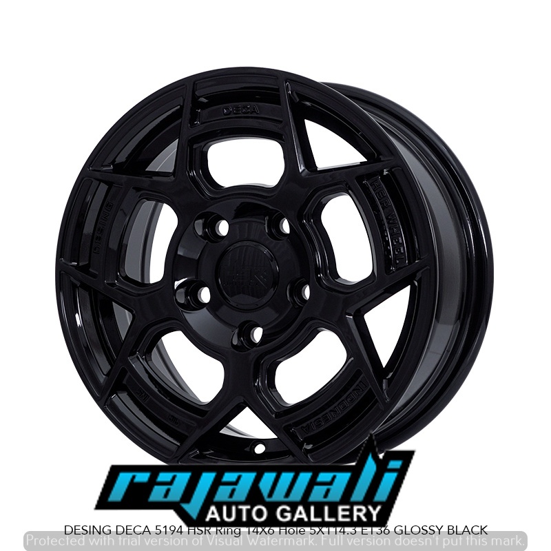 PROMO VELG MOBIL KUDA GRANDMAX APV DLL HSR DESING DECA RING 14 FREE ONGKIR
