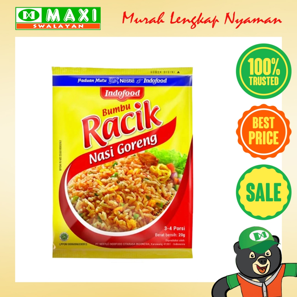 

Indofood Bumbu Racik Nasi Goreng 20GR