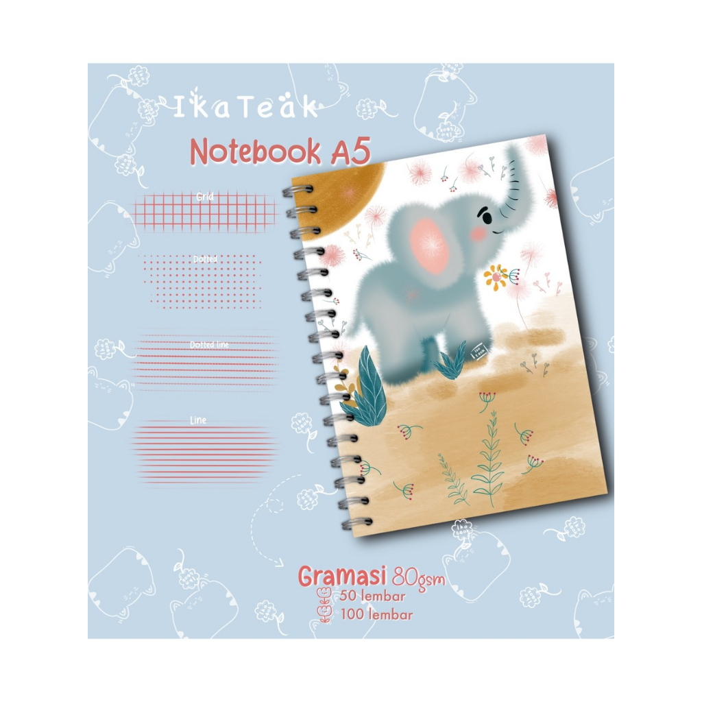 

Notebook A5 / binder / journal / buku tulis