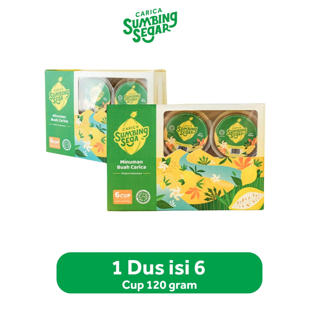 

Carica Sumbing Segar Minuman Khas Dieng - 1 Dus isi 6 cup 120 gram