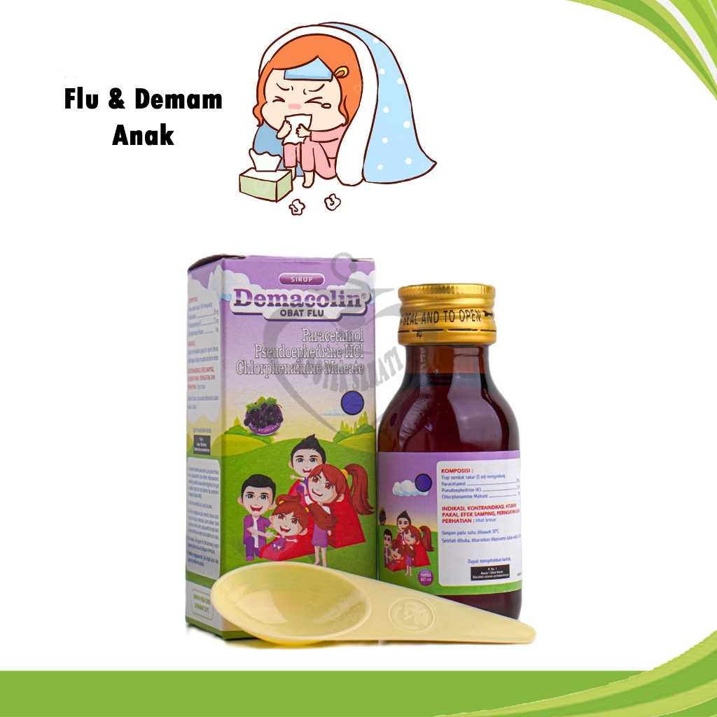DEMACOLIN SIRUP 60ML OBAT FLU PILEK