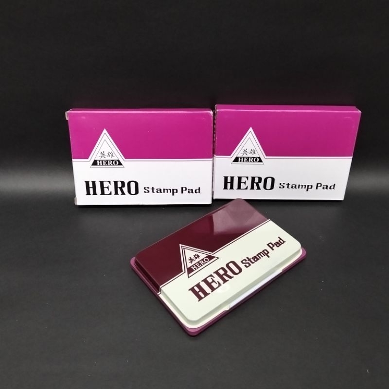 

Bantalan / Tempat Stempel / Stampel / Stamp Pad Hero + Tinta Violet Besar / Kecil E2460/E1460