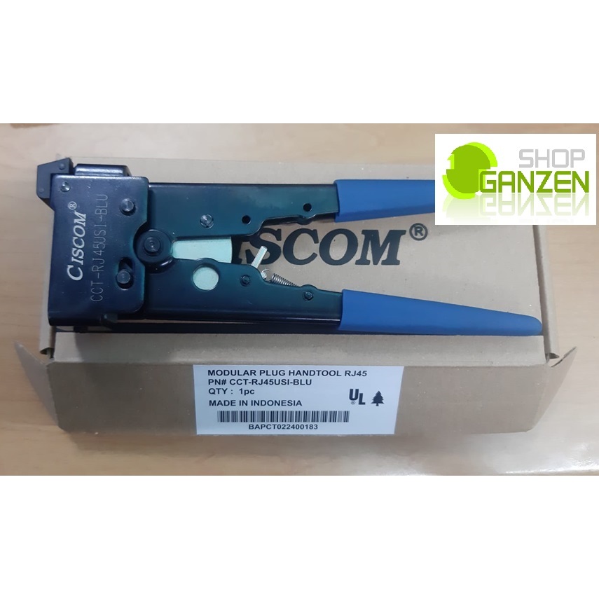 CISCOM Crimping Tool RJ45 Tang CCT-RJ45USI-BLU ( Model AMP Commscope )