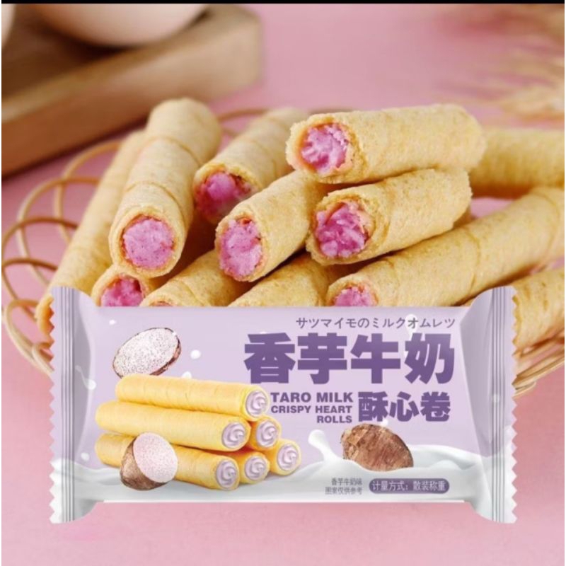 

Taro Milk Egg Crisp Rolls Rich Sandwich