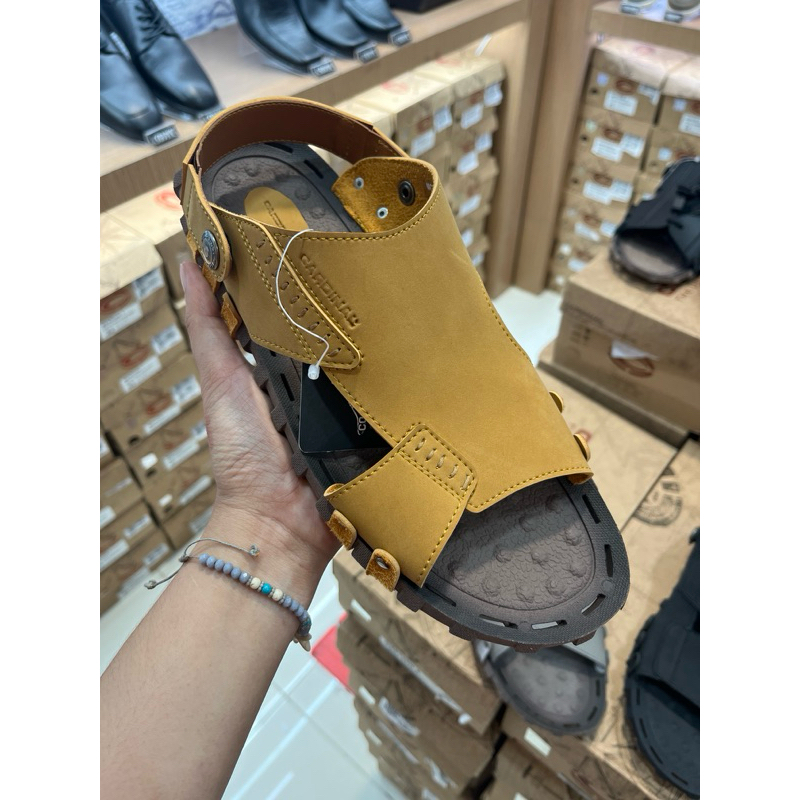 SANDAL SLOP PRIA CARDINAL BAHAN KULIT