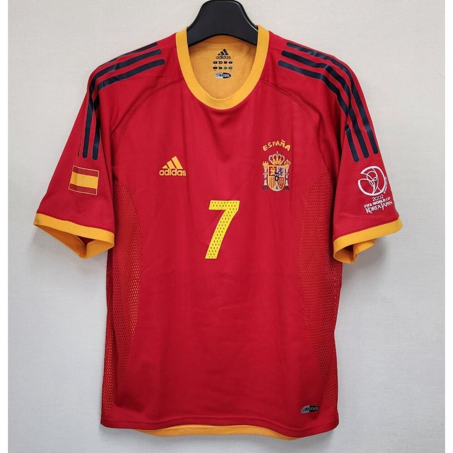Jersey Spanyol Home 2002 Player Issue