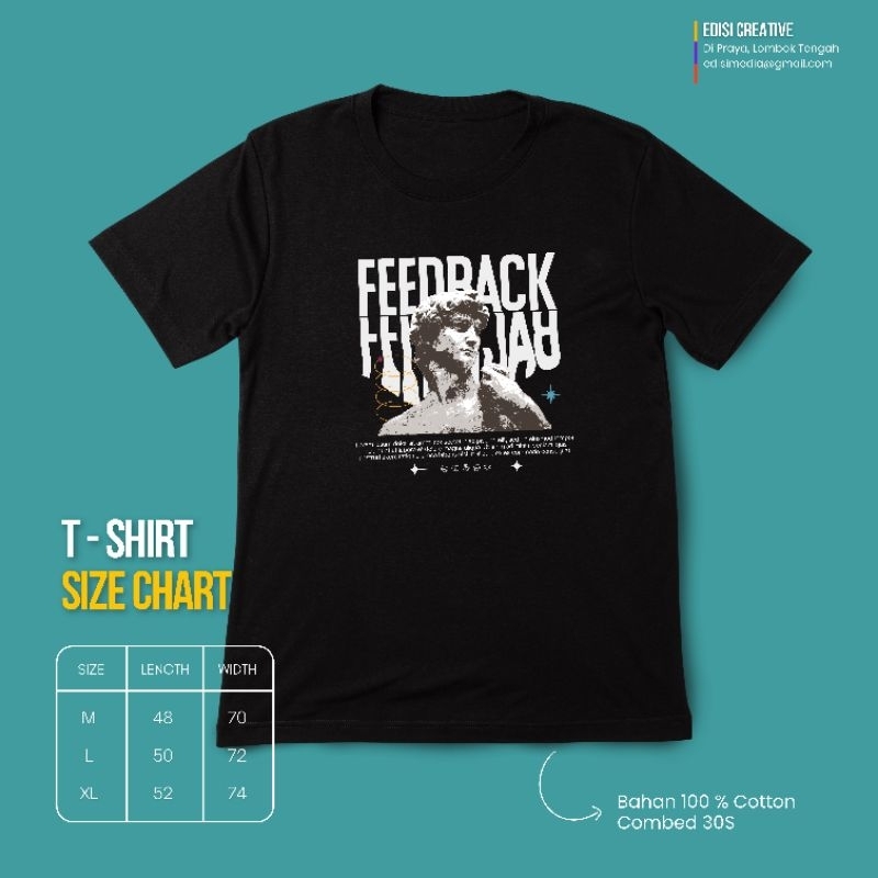 Kaos Pria/Wanita Feedback
