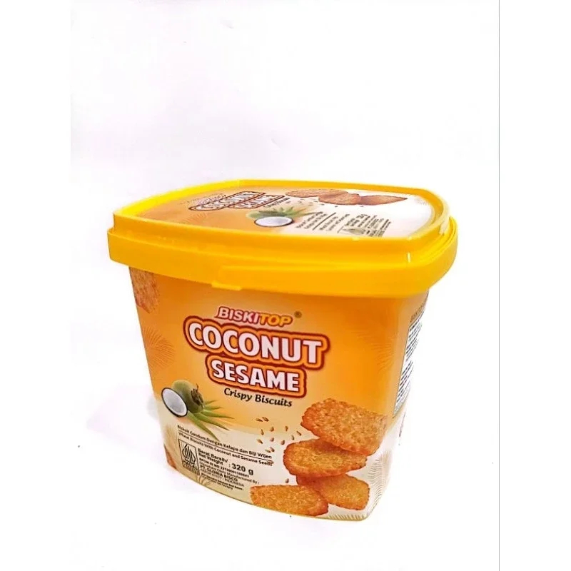 

biskipot coconut sesame 350 gr 1 dus isi 6 timba