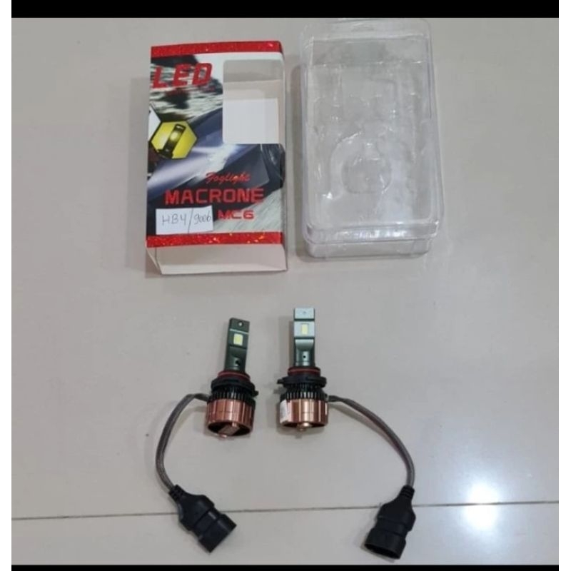 LAMPU LED HB4/9006 MC6 MACRONE / SEPASANG