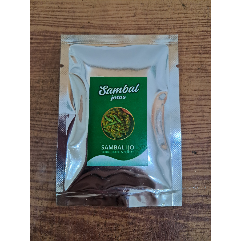 

Sambal Jotos Ijo Kemasan Sachet 20gr