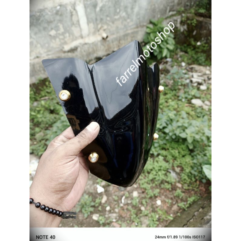 VISOR WINDSHIELD JENONG SATRIA FU BARONG GANTENG FREE BAUT