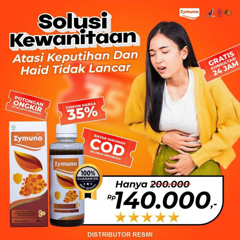 

Zymuno - Vitamin Herbal Tingkatkan Daya Tahan Tubuh Bantu Proses Penyembuhan & Atasi Haid