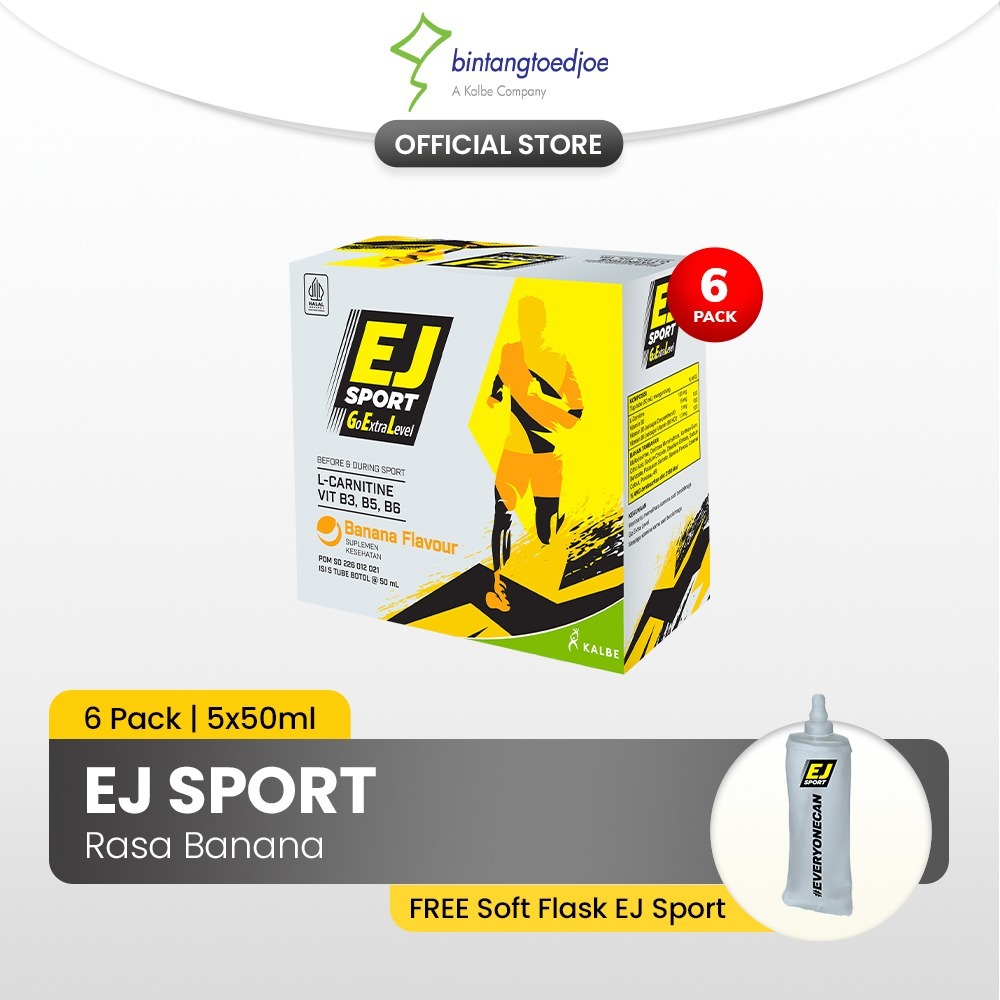 EJ Sport Banana 6 Pack - Energy Gel