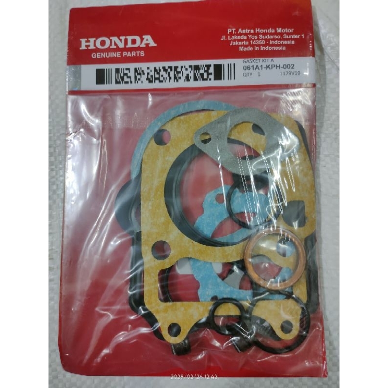 TOP SET PACKING TOP GASKET ( KPH ) KHARISMA / KIRANA / SUPRA X 125 KARBU