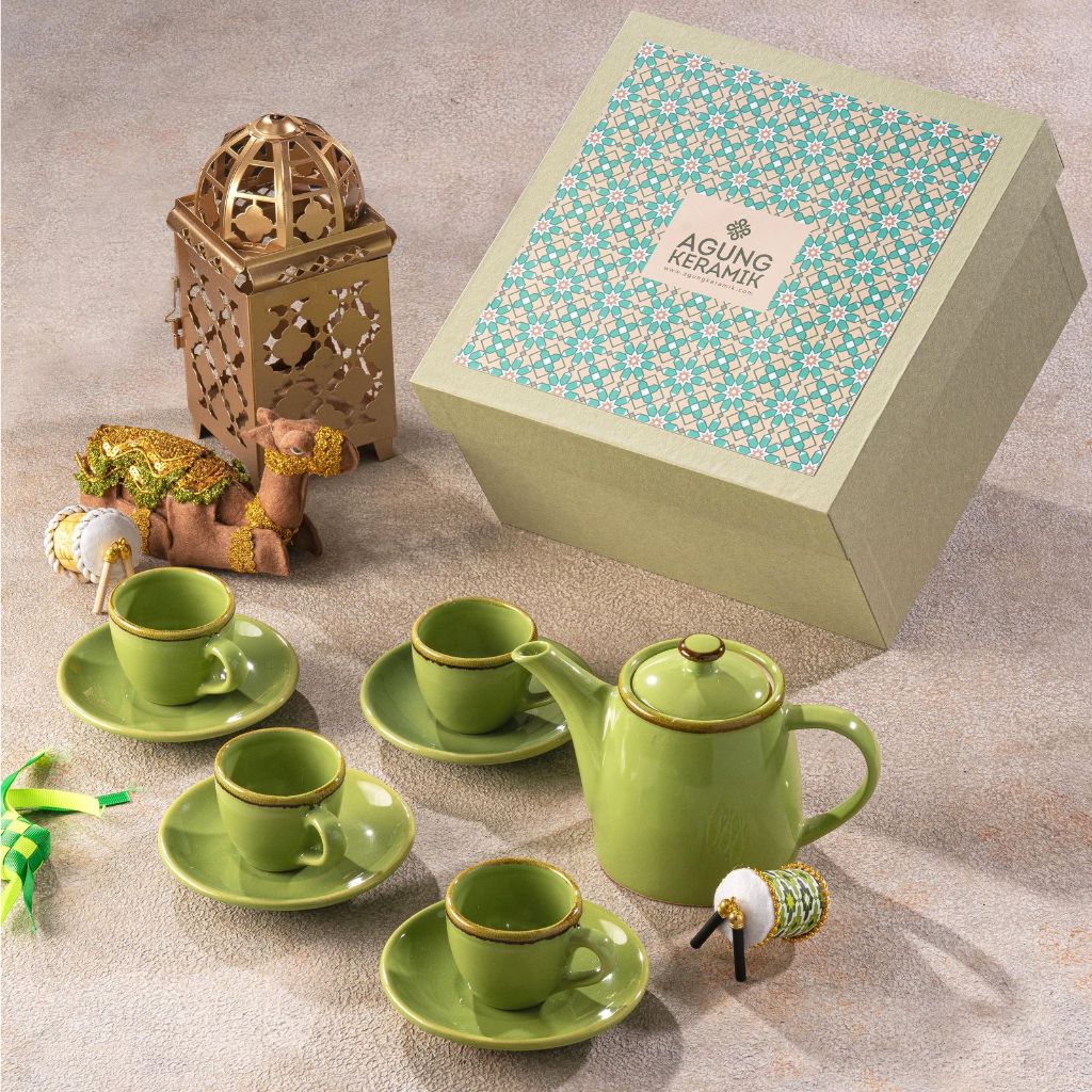Parcel Hampers Teaset Keramik Ramadan Agung Keramik