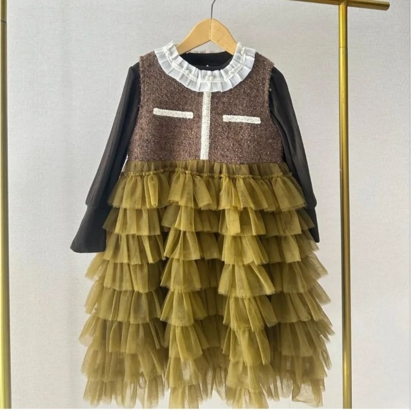 TERMURAH... 2IN1 DRESS TUTU TINGKAT