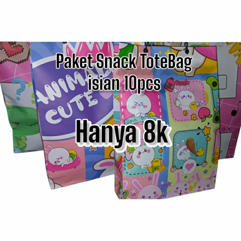 

Paket Snack ToteBag Random isi 10 pcs