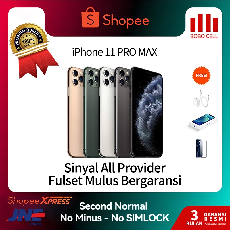 IPHONE 11ProMax 64GB 256GB Second BEKAS | MULUS 11ProMax NORMAL FULLSET Kondisi