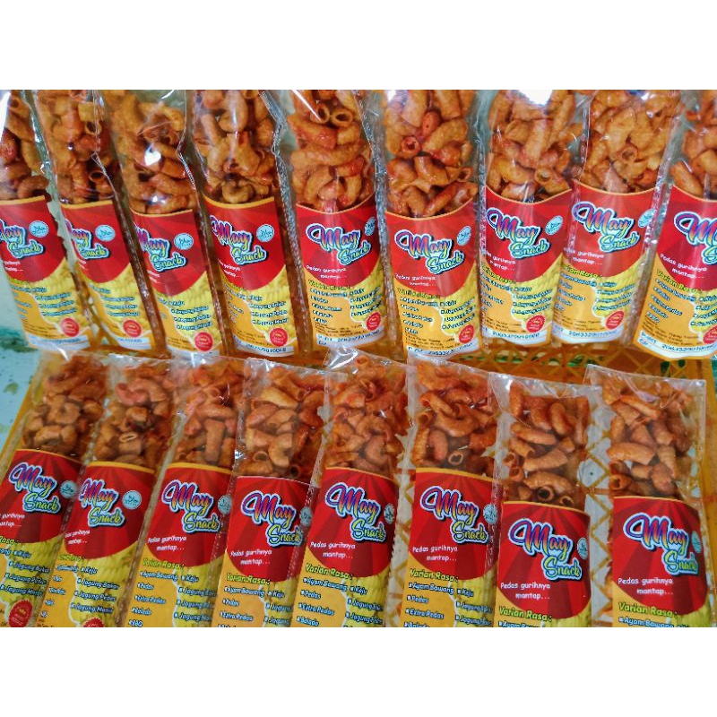 

Makaroni Bantet paket jualan 20 pcs rasa pedas cikruh enak renyah