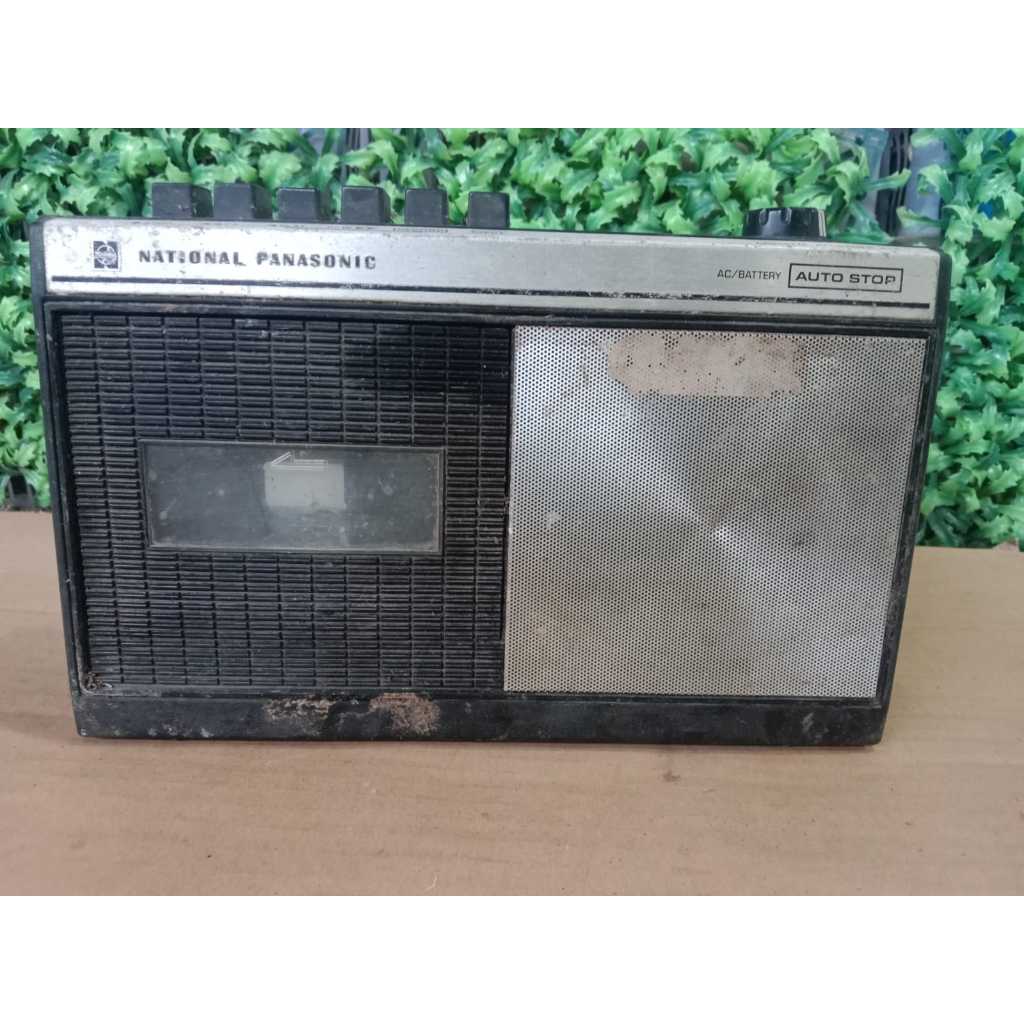 RUSAK MATI NATIONAL PANASONIC TAPE RECORDER rq-4165 JADUL KUNO ANTIK PAJANGAN    vintage langka kole