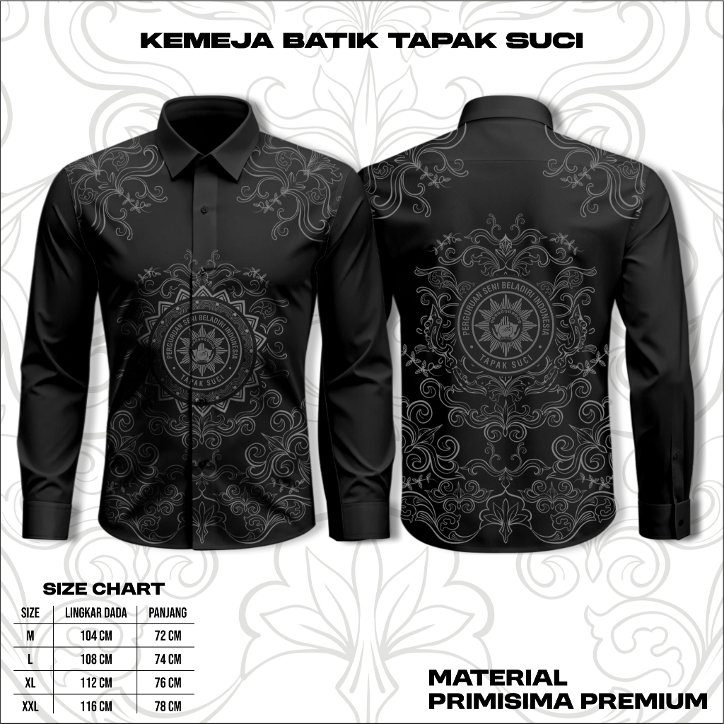 Kemeja Batik Tapak Suci Full Printing