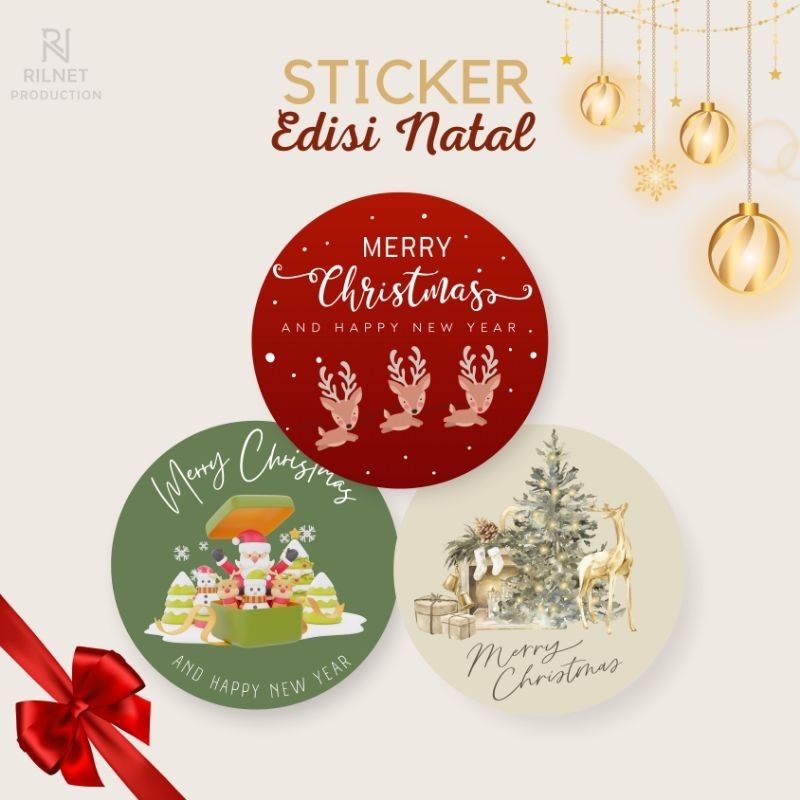 

Sticker / Label Natal - Merry Christmas [1 pcs]