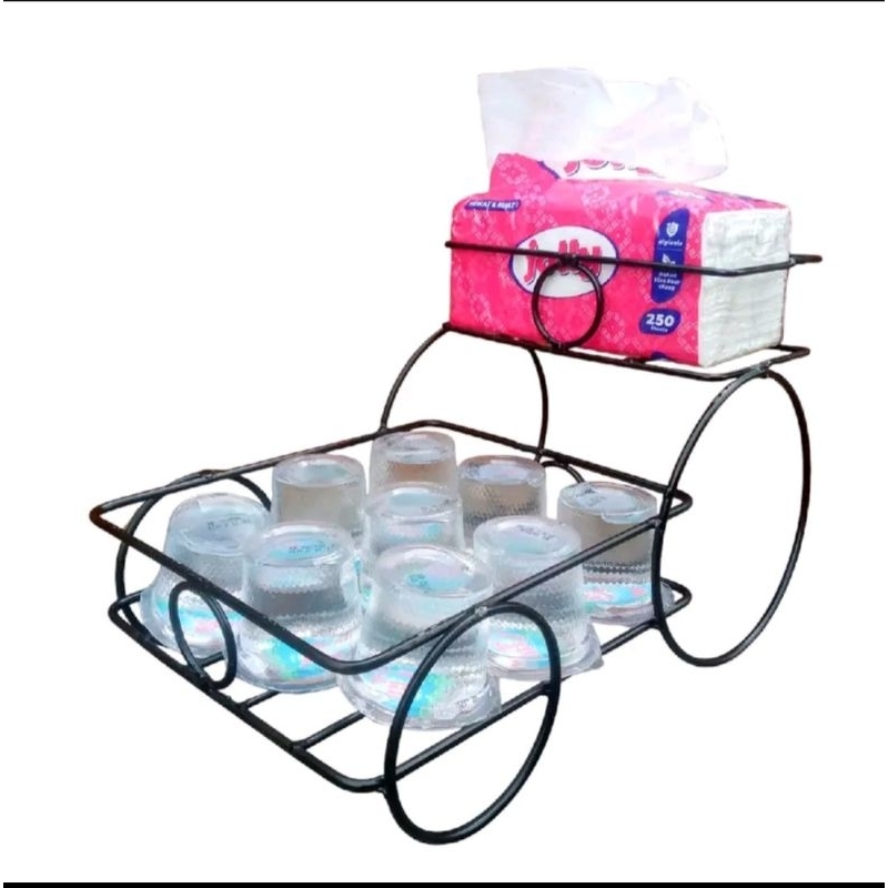 RAK MINUMAN LEBARAN/RAK AQUA GELAS RAK MINIMALIS /RAK AQUA TERBARU