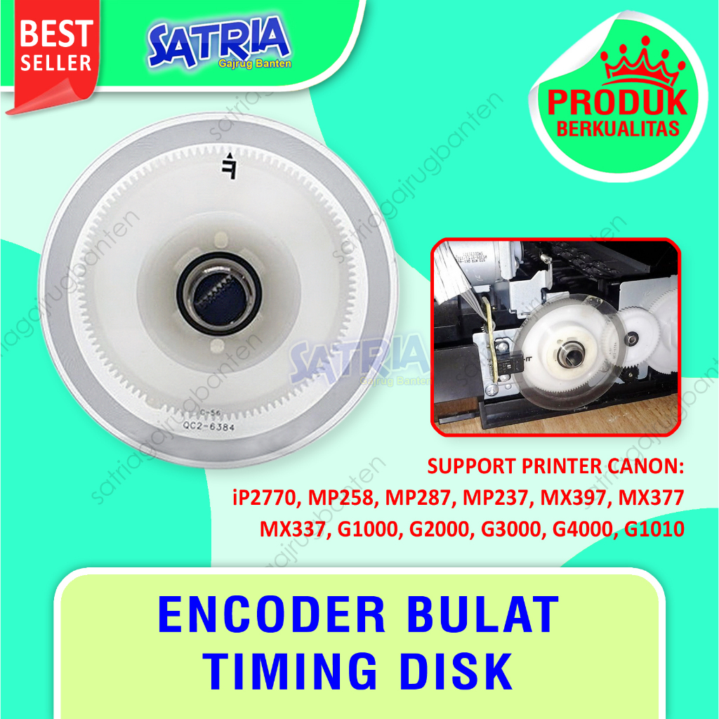 Encoder Bulat Timing Disk Printer Canon iP2770 MP258 MP287 MP237 MX397 MX377 MX337 G1000 G2000 G3000