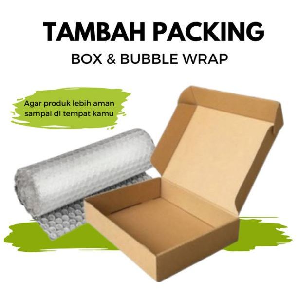 

Extra kemasan buble kerdus/kemasan aman/extra packaging