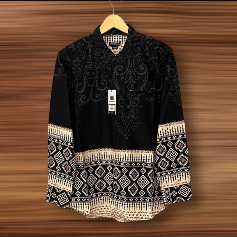 Kemko ERKAPE Kemeja Koko  Baju Koko Baju Kemeja Koko Lengan Panjang