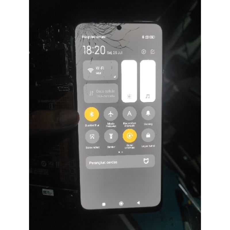 LCD REDMI NOTE 12 COPOTAN ORIGINAL MINUS KACA Retak