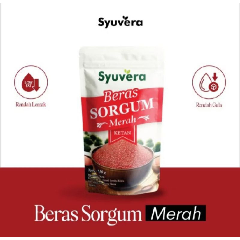 

Beras Sorghum Merah Syuvera 750gr