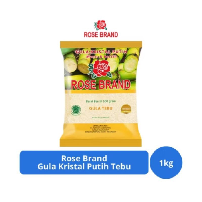 

Rose Brand Gula Kristal Putih Tebu 1KG