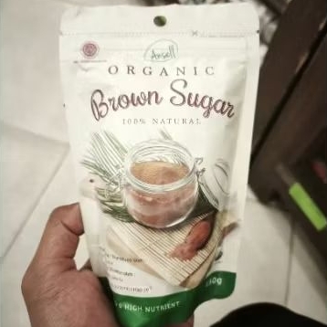 

Ansel brown sugar organik 100 % natural pack