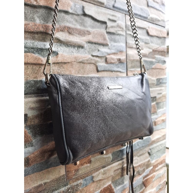 Slingbag Abu Rantai REBECCA MINKOF - TAS PRELOVED BRANDED ORIGINAL