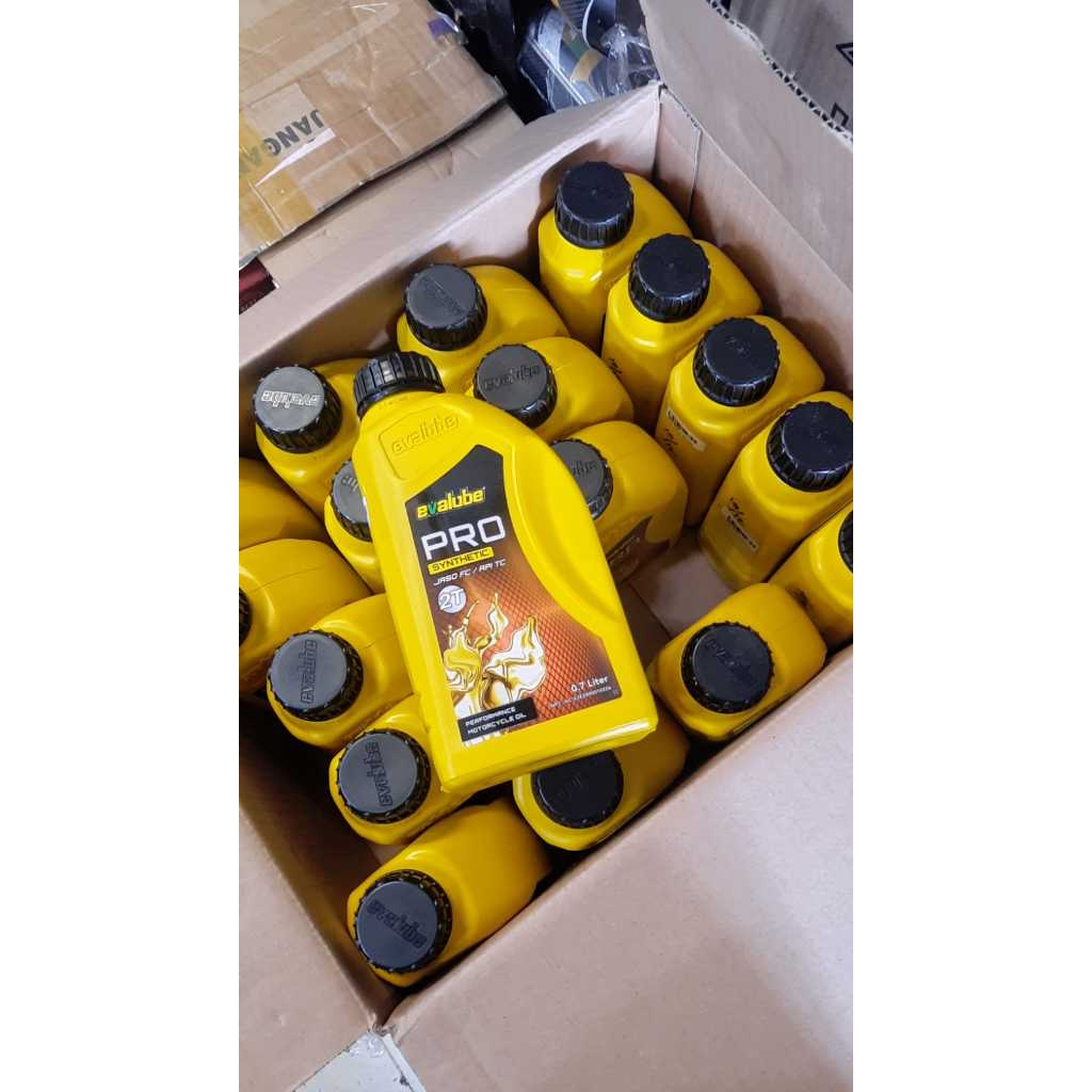 1 DUS = 20 Botol Oli Evalube 2T Pro Kuning 700ml Oli Samping