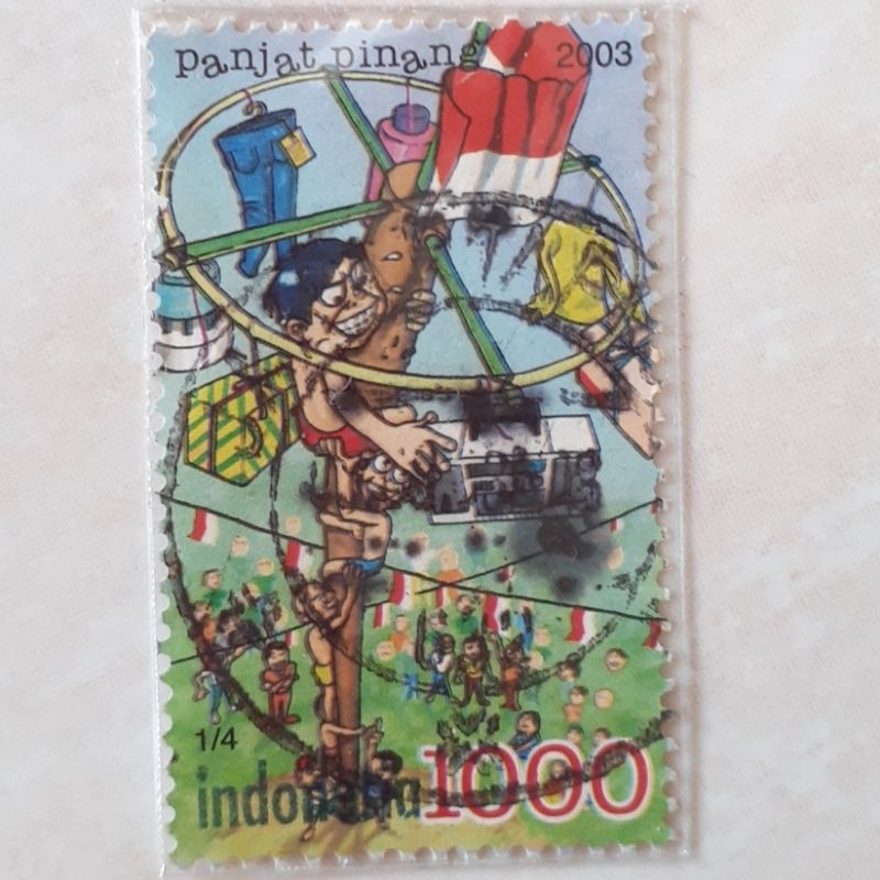 

Perangko Indonesia Lomba Tradisional (2089 Rp 1.000) Tahun 2003