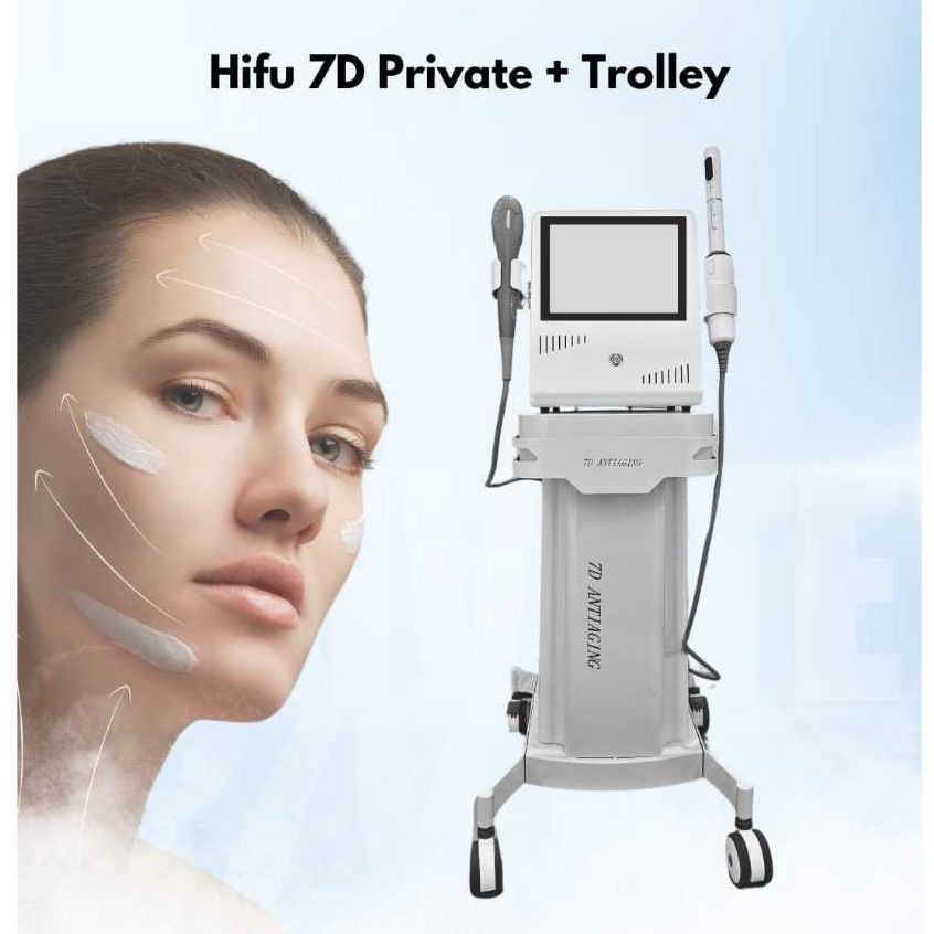 Hifu  7D Private+Trolly face body vagina ultrafocus 7d generasi baru painless rejuve anti aging