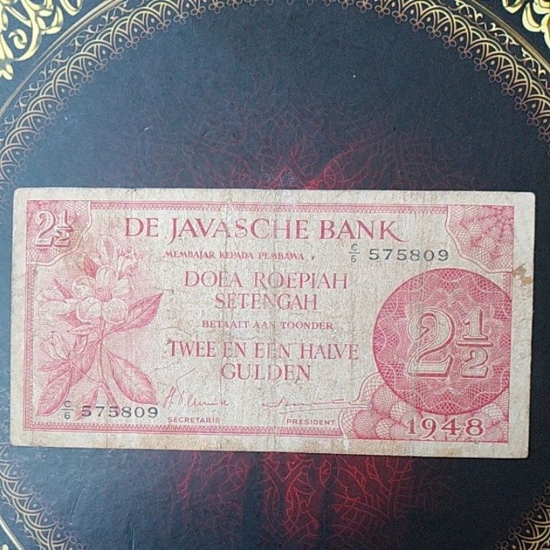 Uang Federal 2.5 rupiah 1946 fine