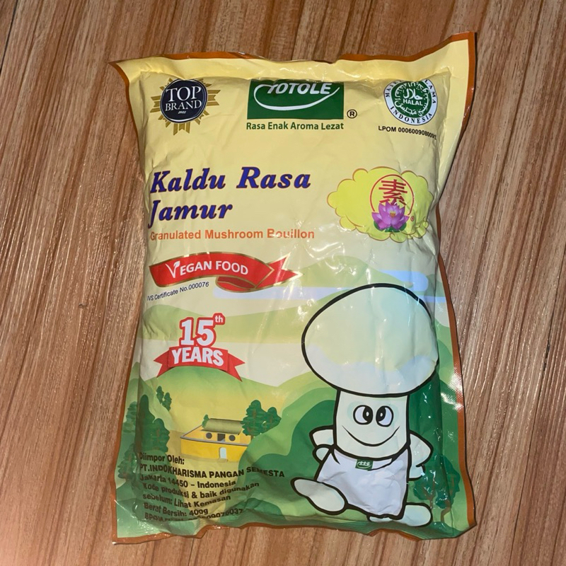 

TOTOLE KALDU JAMUR 400gram