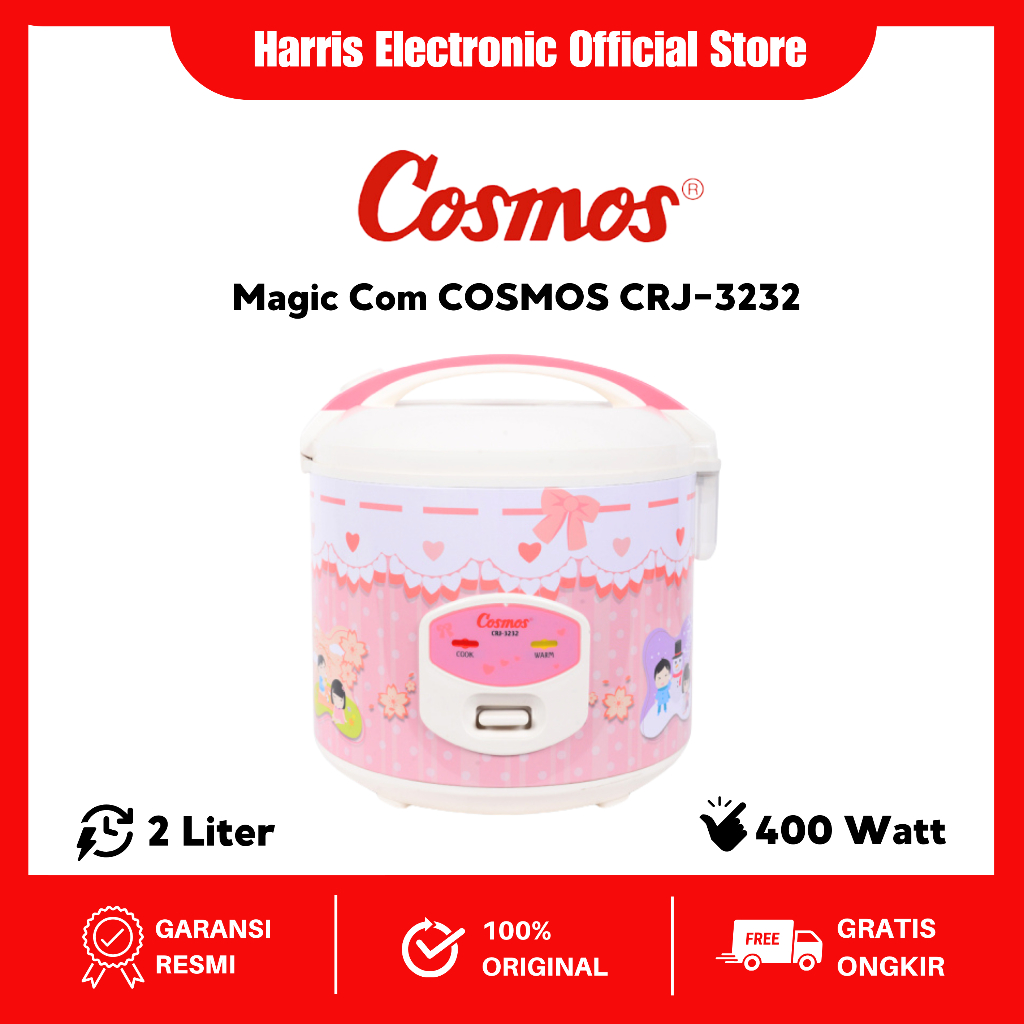 Rice Cooker / Magic Com COSMOS CRJ-3232 (2 Liter)