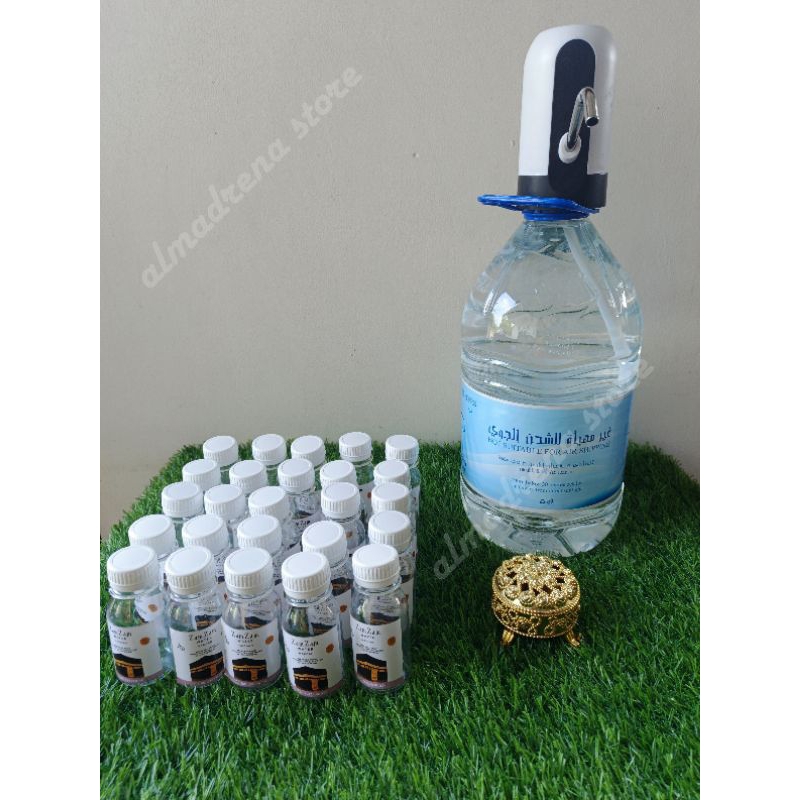 

Air zam zam Terjamin Murni Original 100%