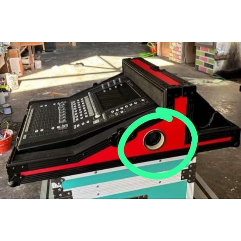 Hardcase Case Flightcase Digital Mixer AD Live 20 Pro Include Lubang Udara + Kipas