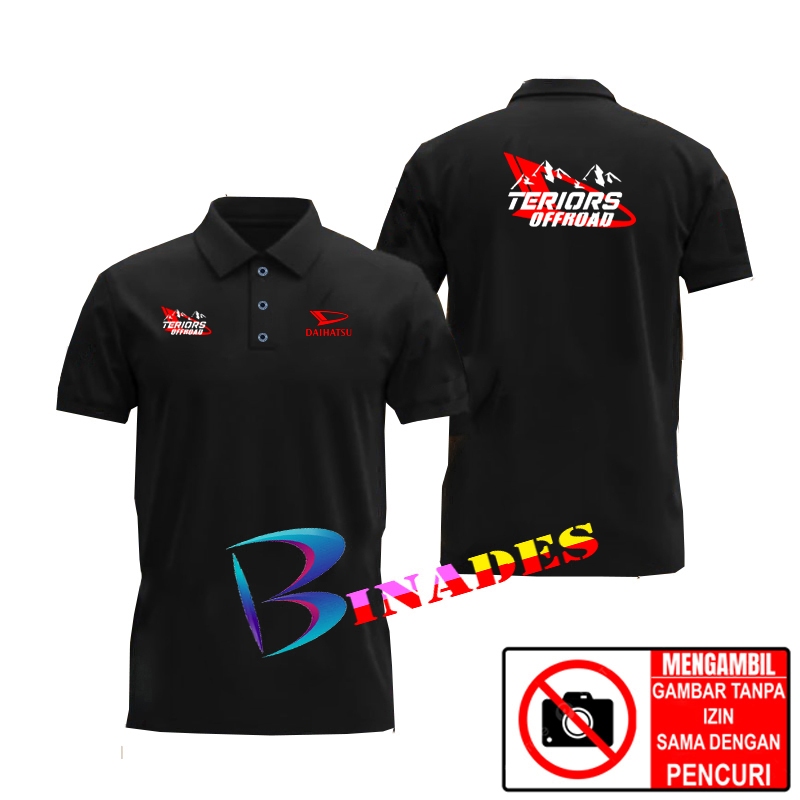 Jual Baju Kaos Kerah Model Baju Kerah DAIHATSU TERIORS OFFROAD F2ASTORE Polo Shirt Model Pria - Wani
