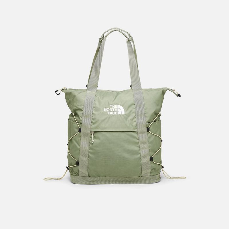 Tas Selempang, The North FaceBorealis Tote Bag Tea Green Gravel100%Original